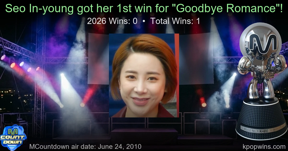 Seo In-young - Goodbye Romance